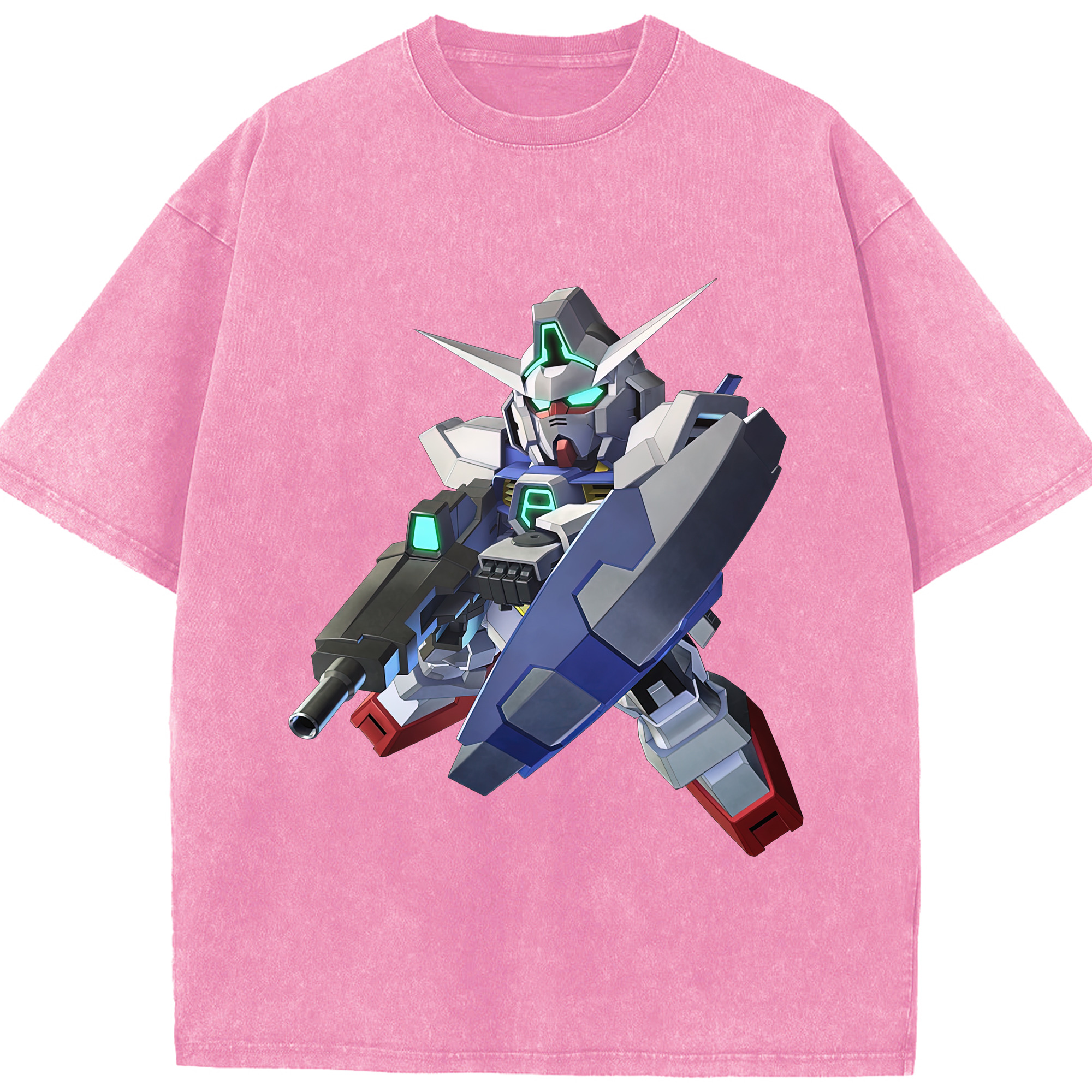 （画像用） 機動戦士ガンダム Mobile Suit Gundam 綿100% ヴィンテージ風 半袖Tシャツ（フロントプリント）